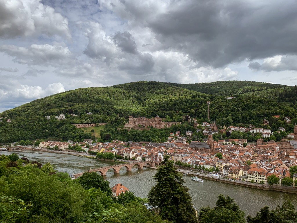 Philosphenweg Blick auf Heidelberg